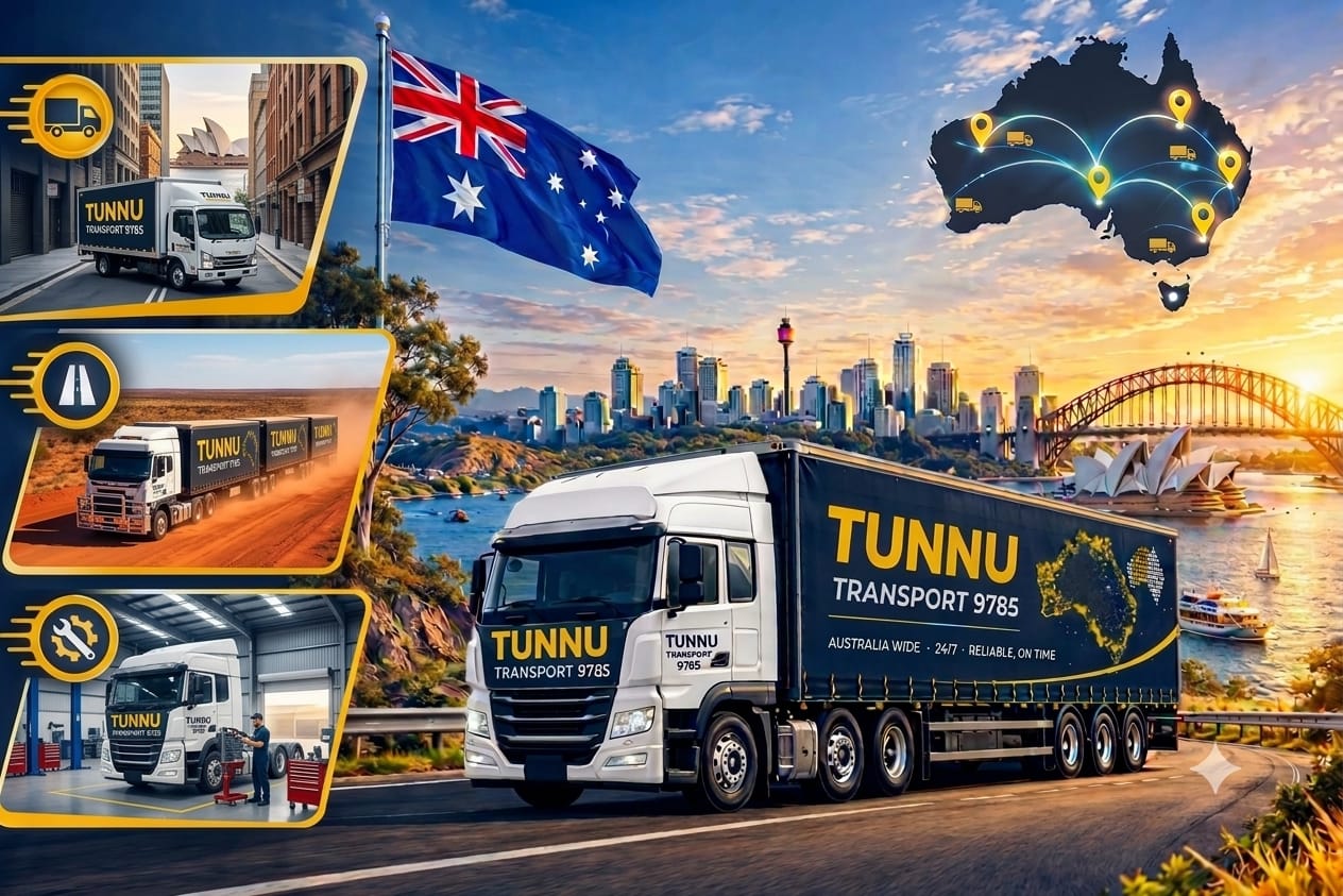 Tunnu Transport trucking services across Australia